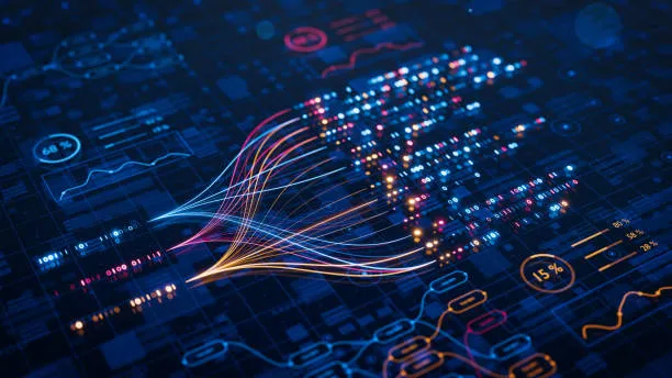 Абстрактная AI визуализация